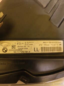 Světla přední originál ZKW komplet BMW E90 a E91 - 3