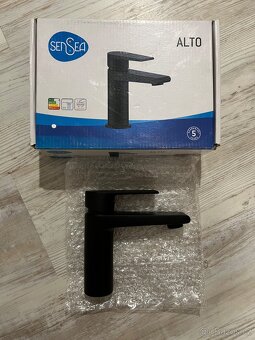 Baterie umyvadlová nová černá sensea alto - 3