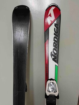 Prodáme dětské lyže Nordica Dobermann Team Race J 120cm - 3
