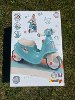 SMOBY-Dětské odrážedlo motorka SCOOTER Vespa 18m+ - 3
