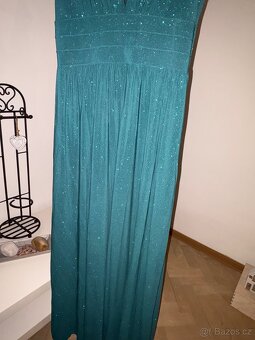 Zelené plesové šaty - 3