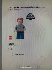 Lego Jursky Svět - nove figurky Owen + Raptor - 3