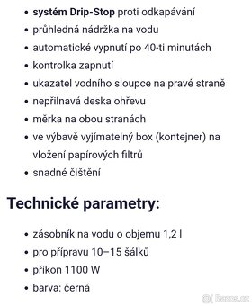 Kávovar Electrolux EKF 3300 - 3