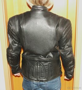 Nová kožená motorkářská dámská bunda vel. 38 - 3
