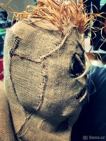 Hororová maska Scarecrow cornfield terror - 3