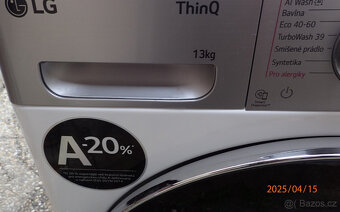 Parní Pračka LG FASR9A34WC třída A 13 kg čti... - 3