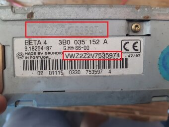Zjištění kódu autorádia / PIN CODE - 3
