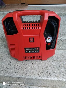 Prodám NEPOUŽITÝ kufříkový kompresor EINHELL TC-AC 190/8 OF - 3