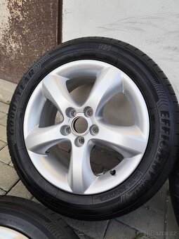 ALU 5x100 r15 ŠKODA + LETNÍ PNEU - 3