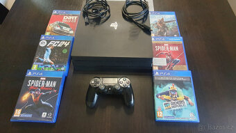 Playstation 4 Pro 1TB+1 ovladač + 6x hry - 3