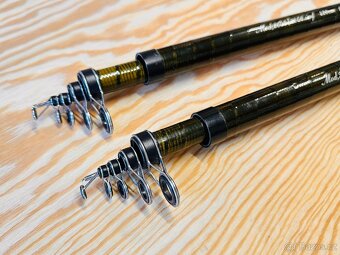 2 TELESKOPICKÉ SURFOVÉ PRUTY KING SURF / 4,20 m / 100-150 g - 3