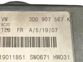 Adaptabilní radar ACC 3D0907567K VW Phaeton 3D r.v. 2008 - 3
