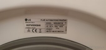 Slim pračka LG - 6,5 kg, invertorový motor - 3