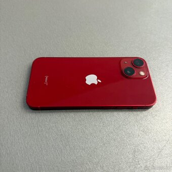 iPhone 13 mini 128GB červený, pěkný stav, 12 měsíců záruka - 3