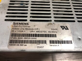 Siemens- line-filter 6SL3000-0BE25-5AA0 - 3
