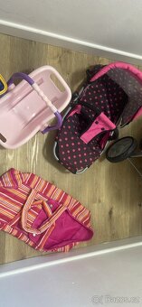 Kočárek pro panenky a hračky pro holčičku - 3