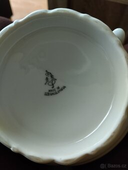 Porcelánová čajová konvice+konvička - 3