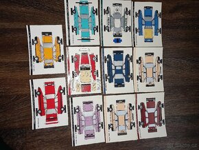 Samolepky rallye a papírové modely auta - 3