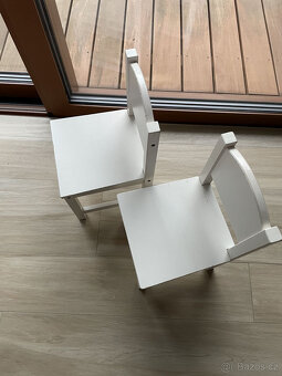 Dětské židličky SUNDVIK - bílá, 2ks - 3