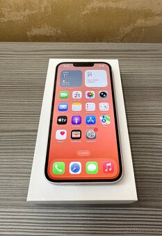 Apple iPhone 13 128GB růžová, pěkný stav, baterie 100% - 3