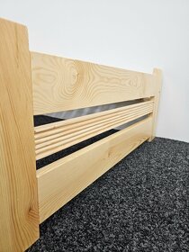 Prodám Nové postele zvýšené s roštem 80 či 90x200cm. - 3