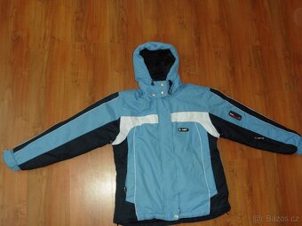 Světle modrá zimní bunda AST 158 cm - 3