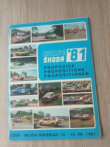Škoda Prospekty,Programy Rallye 75,76,81,82 - 3