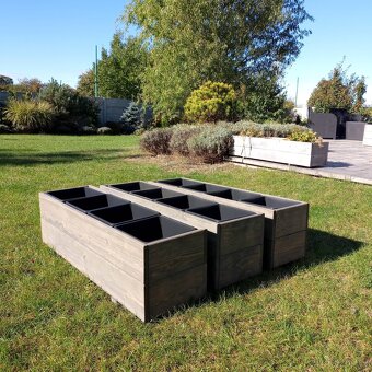 Dřevěné truhlíky 105cm - 3