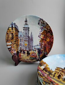 Porcelánový sběratelský talíře Limoges Francie 6 kus - 3