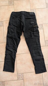 Pánské rifle na motorku Rebelhorn Vandal Twill černé - 3