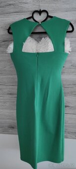 Comtessa - elegantní šaty zelené, vel. S - 3