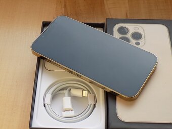 APPLE iPhone 13 Pro 256GB Gold - ZÁRUKA - TOP STAV - 100%BAT - 3