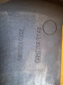 Audi disky R18, rozteč 5x112, pneu 245/45 zimní - 3