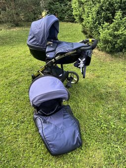 Kočárek Junama Saphire V1 DEEP SEA BLUE - 3