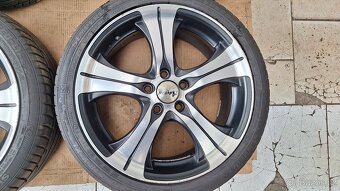 Alu kola Hyundai 18" 5x114,3 letní pneu 225/40 R18 7-8mm i3 - 3