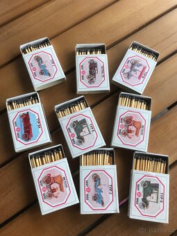 Zápalky z 90.let, 9ks - 3