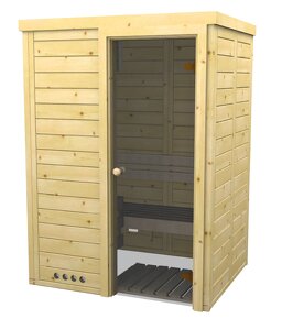 Interiérová panelová sauna z masivu - 3