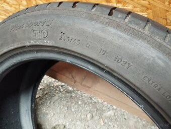 245/45/19 102y Michelin - letní pneu 2ks - 3