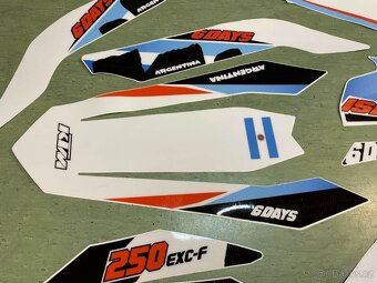 Samolepy replika Sixdays Argentina pro KTM EXC-F 250/350 - 3