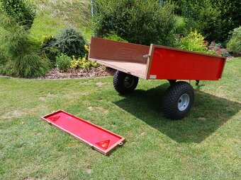 Vozík Vares TR350.-7 za zahradní traktor nebo čtyřkolku - 3