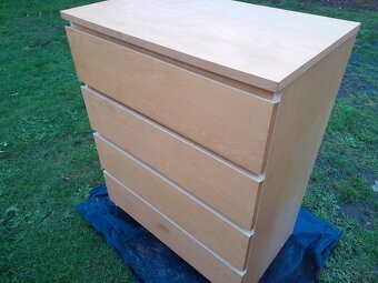 Ikea komoda Malm bříza 4 zásuvky - 3