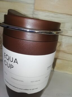 Prodám nový termohrnek EQUA Pure Cup Brown 300 ml - 3