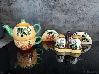 Čajová souprava, slánky a stojany na ubrousky - 3