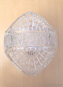 Křišťálový košík broušený - 3