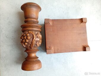 Dřevěné dekorační předměty - Egypt, Balkán - 3