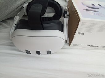 Meta quest 3 512GB + headstrap kiwi 10k, pouzdro, pcvr kabel - 3