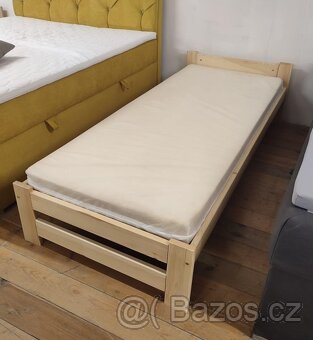 20ks borovicová postel 80 x 200 cm 90x200 - 3