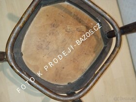 THONET židle 1ks , cca 100 let - 3