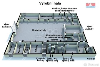 Pronájem výrobního objektu, 1056 m², Uherský Brod - 3