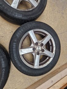Alu kola 6.5Jx16 ET 45, 5x112, pneu 205/55 R16 91V Continent - 3